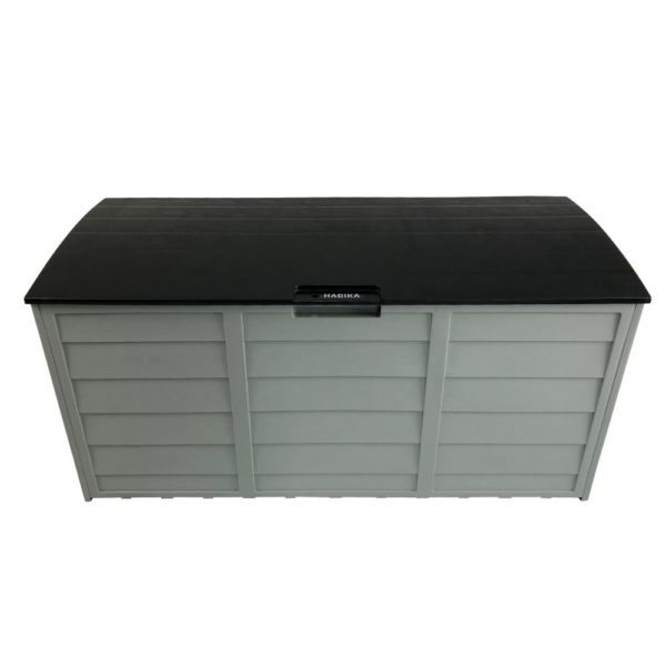 Black HADIKA 290L Outdoor Storage Box