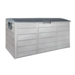 Grey HADIKA 290L Outdoor Storage Box