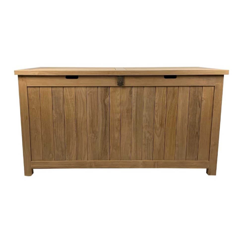 Solid Teak Outdoor Storage Box Premium Quality 620 Litre Outdoor