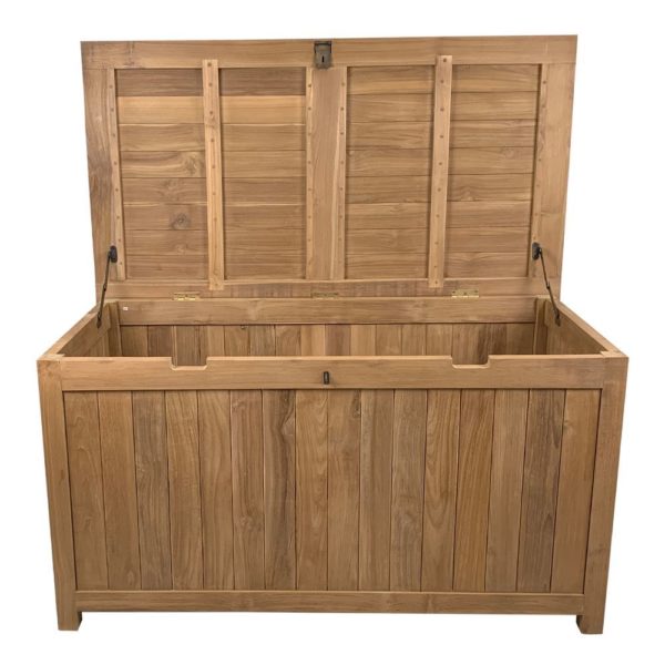 Solid Teak Outdoor Storage Box