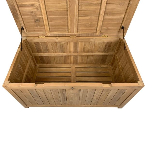 Solid Teak Outdoor Storage Box