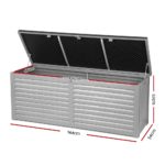 Outdoor Storage Box Bench Seat 390L