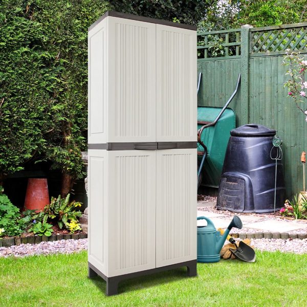 Tall Outdoor Storage Cabinet 173cm height & rust resistant