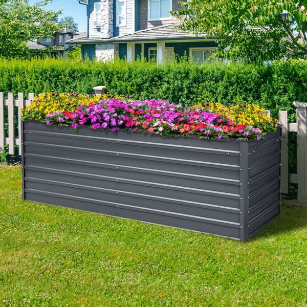240 x 80 x 77cm high Raised Garden Bed