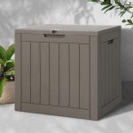 118L Small Outdoor Storage Box in Grey