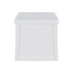 65L White Small Outdoor Storage Box