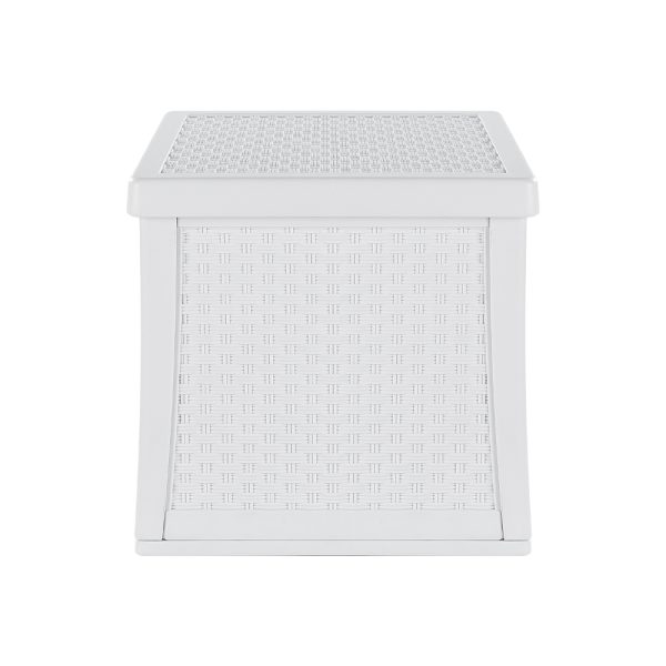 65L White Small Outdoor Storage Box